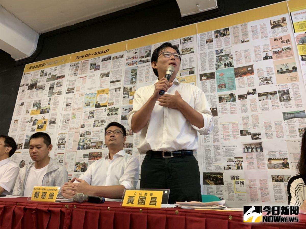 ▲ 立法委員黃國昌國會辦公室主任賴嘉倫，決定投入2020年新北市第12選區立法委員選舉。（圖/宋原彰攝2019.08.20）