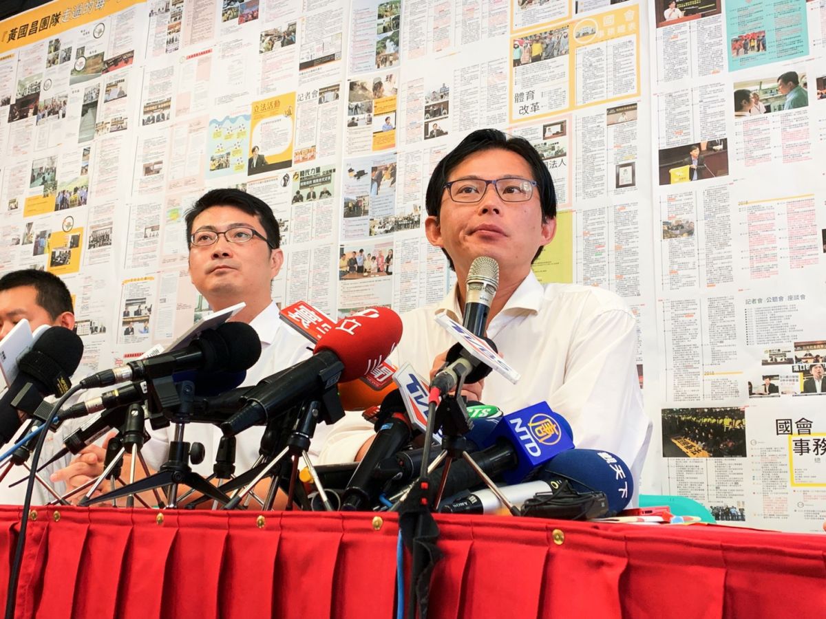 ▲黃國昌未來是否列入不分區立委名單內，他說近兩個月不少黨內人士提出請求，他仍未點頭。（圖／記者宋原彰攝，2019.08.20）