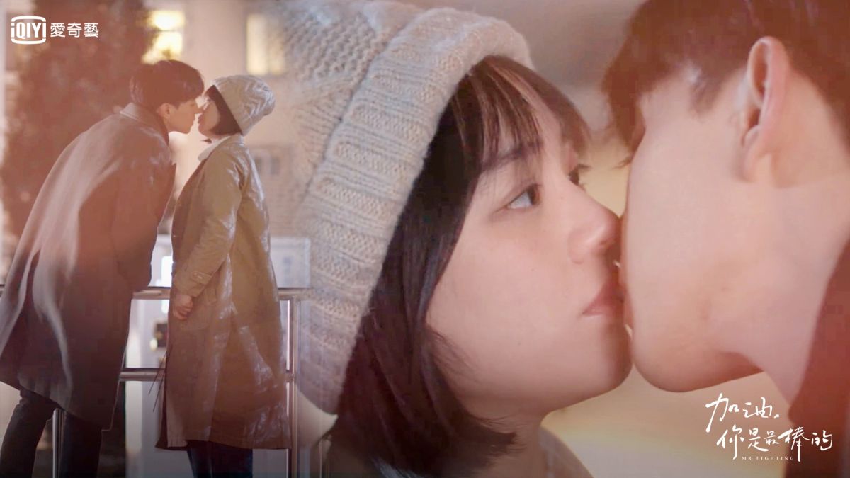 ▲鄧倫、馬思純終於灑糖。（圖 / 愛奇藝台灣站提供）