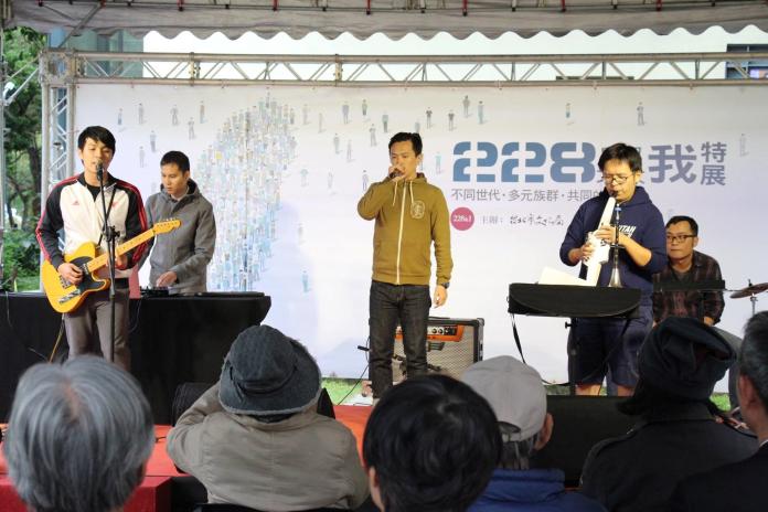 勞動服務用第一首創作歌曲《人權地景》，致敬昔日為了改變台灣而上街的社會運動者。（取自勞動服務粉絲專頁）
