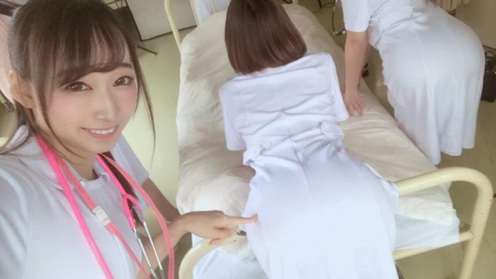 ▲日本女優蓮實克蕾雅在推特上貼出許多這次拍攝醫院題材新片的花絮。（圖／翻攝推特 @kurea_hasumi ）