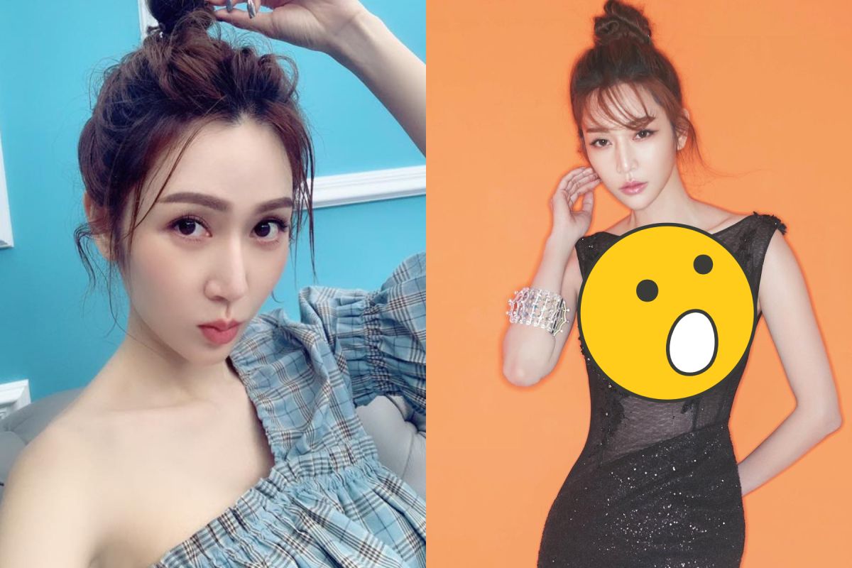 ▲曾莞婷沒穿內衣。（圖 / 翻攝臉書）