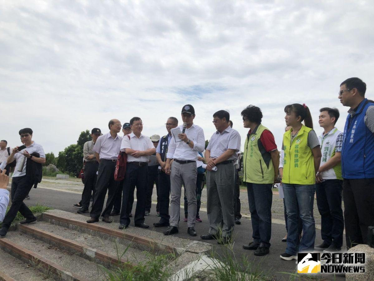 ▲立委劉建國邀署長張子敬、林務局、議員廖秋萍、鎮長鄭玲惠等進行會勘。（圖／記者蘇榮泉攝，2019.08.20）