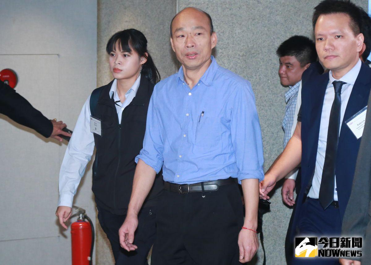 ▲高雄市長韓國瑜出席台北市美國商會演講。（圖／記者葉政勳攝 , 2019.08.21）