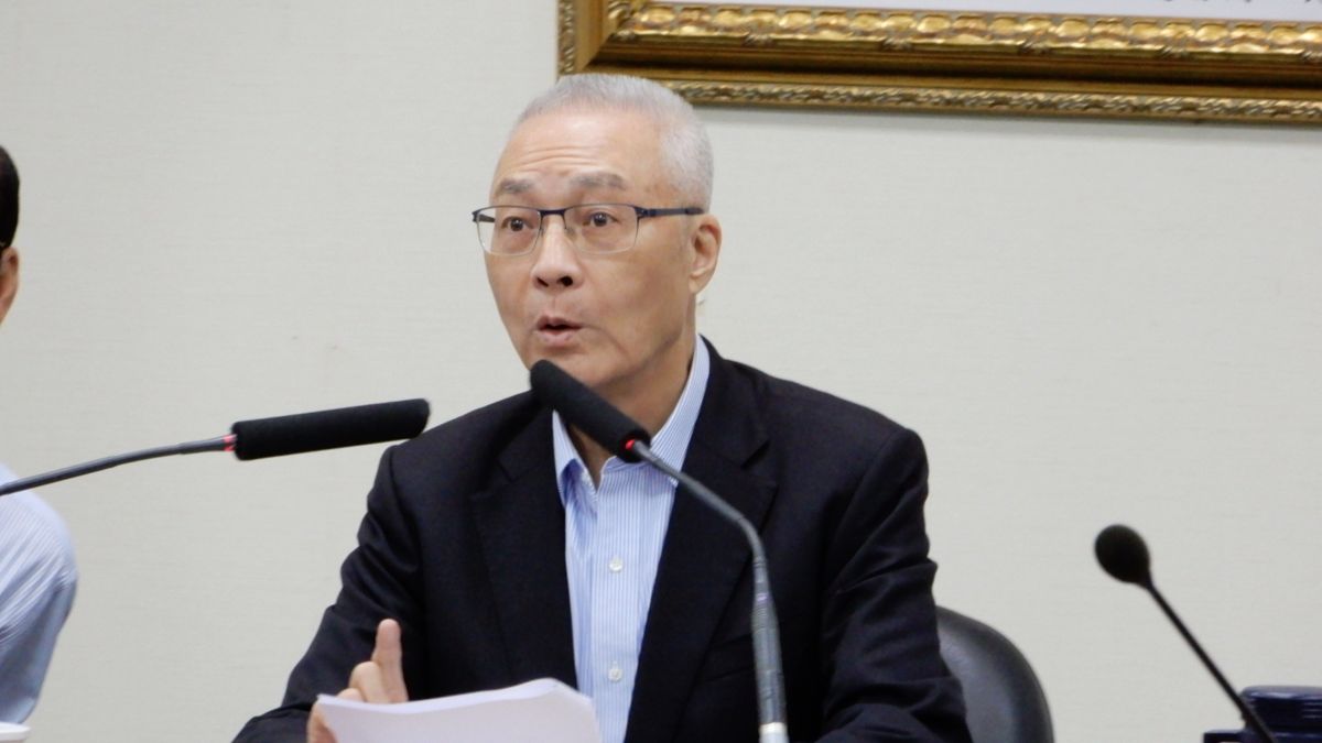 國民黨主席吳敦義。（圖 / 記者陳弘志攝）