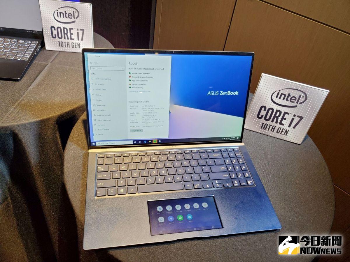 ▲Intel 今（22）日宣布再推出八款最新第10代Intel Core筆記型電腦處理器-COMET LAKE。（圖／記者劉士成攝。）