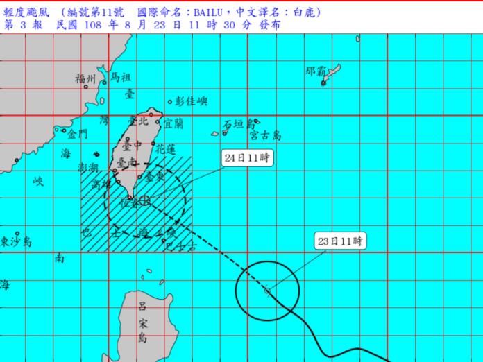 白鹿颱風嚴防豪雨強風　加強防範農損
