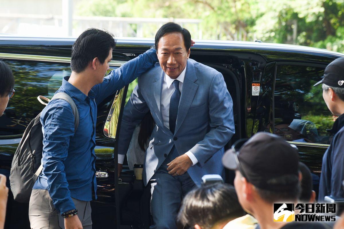 郭台銘陣營流出的調和式民調遭到學界砲轟。（圖／記者陳明安攝，2019.08.23）