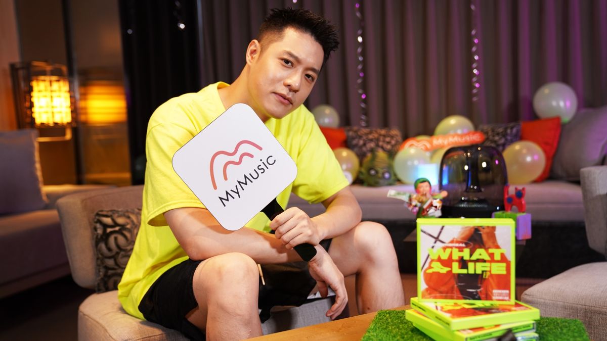 ▲周湯豪玩耳力挑戰，一次連過5關。（圖／MyMusic提供）