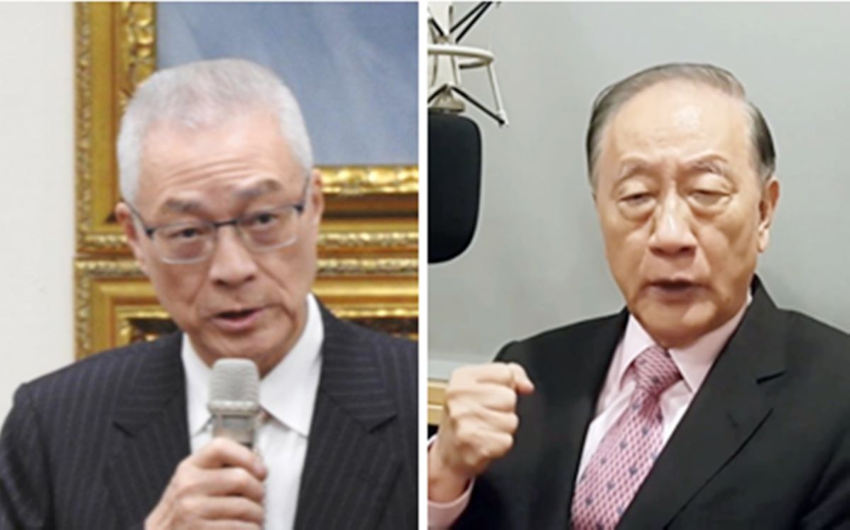 新黨主席郁慕明24日痛批國民黨主席吳敦義，如果吳敦義聞「一中」色變，何不將「中國國民黨」的名字讓給新黨？（圖 / 翻攝新黨臉書、NOWnews資料照）