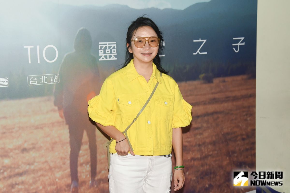 陶晶瑩欣賞方大同演唱會。（圖／記者陳明安攝，2019.8.24）