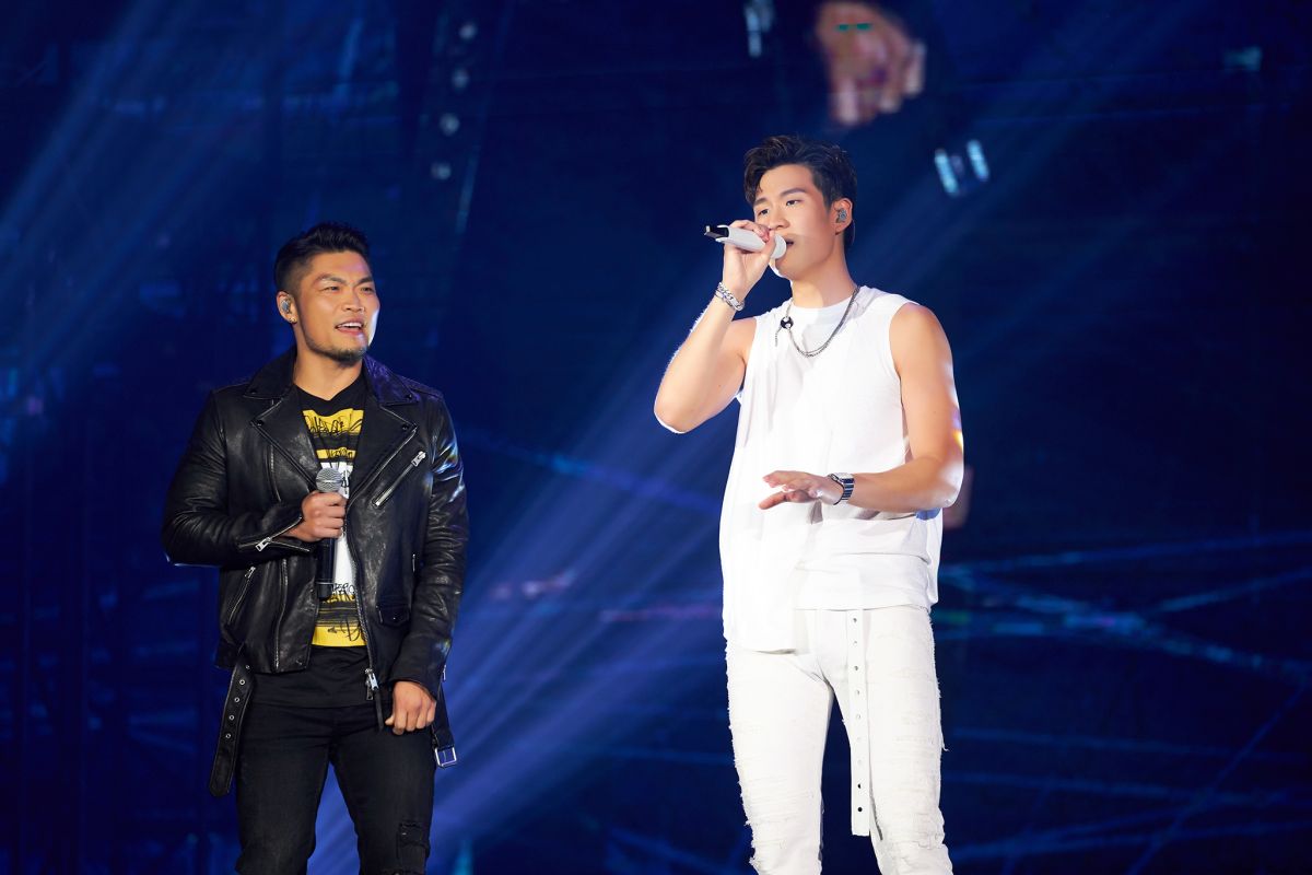 ▲周興哲高雄場演唱會由李玖哲擔任嘉賓。（圖／星空飛騰提供）