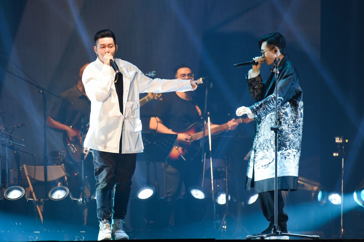 ▲蛋堡擔任方大同演唱會嘉賓。（圖／記者陳明安攝，2019.8.24）