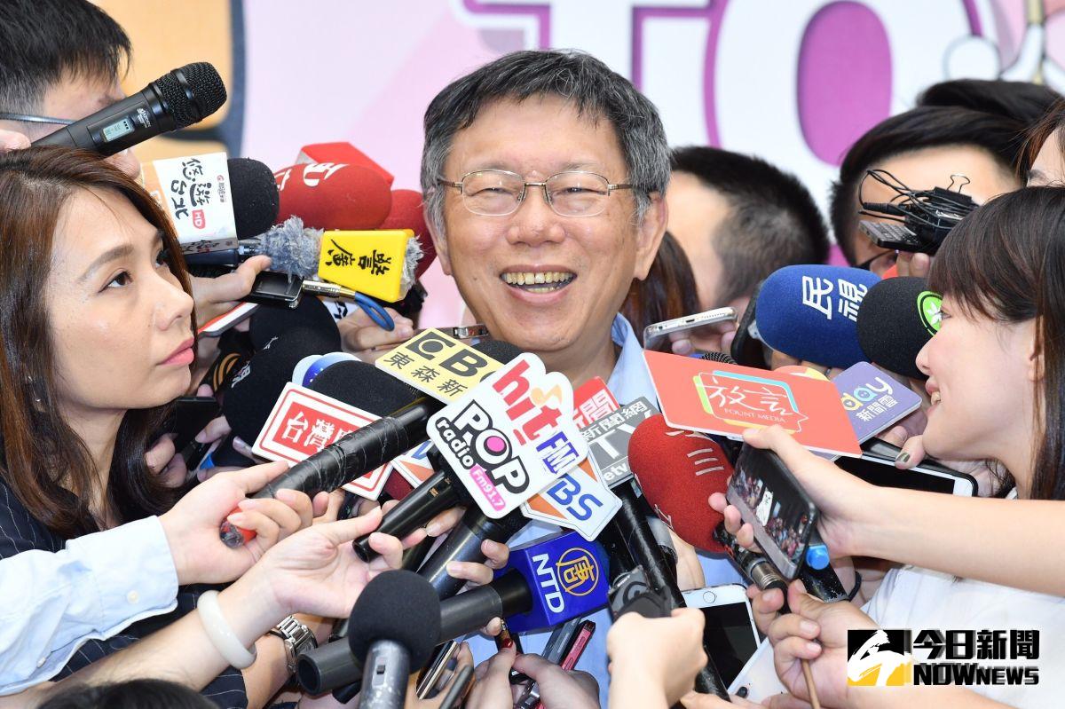 ▲台北市長柯文哲接受媒體訪問。（圖／林柏年攝, 2019.8.26）