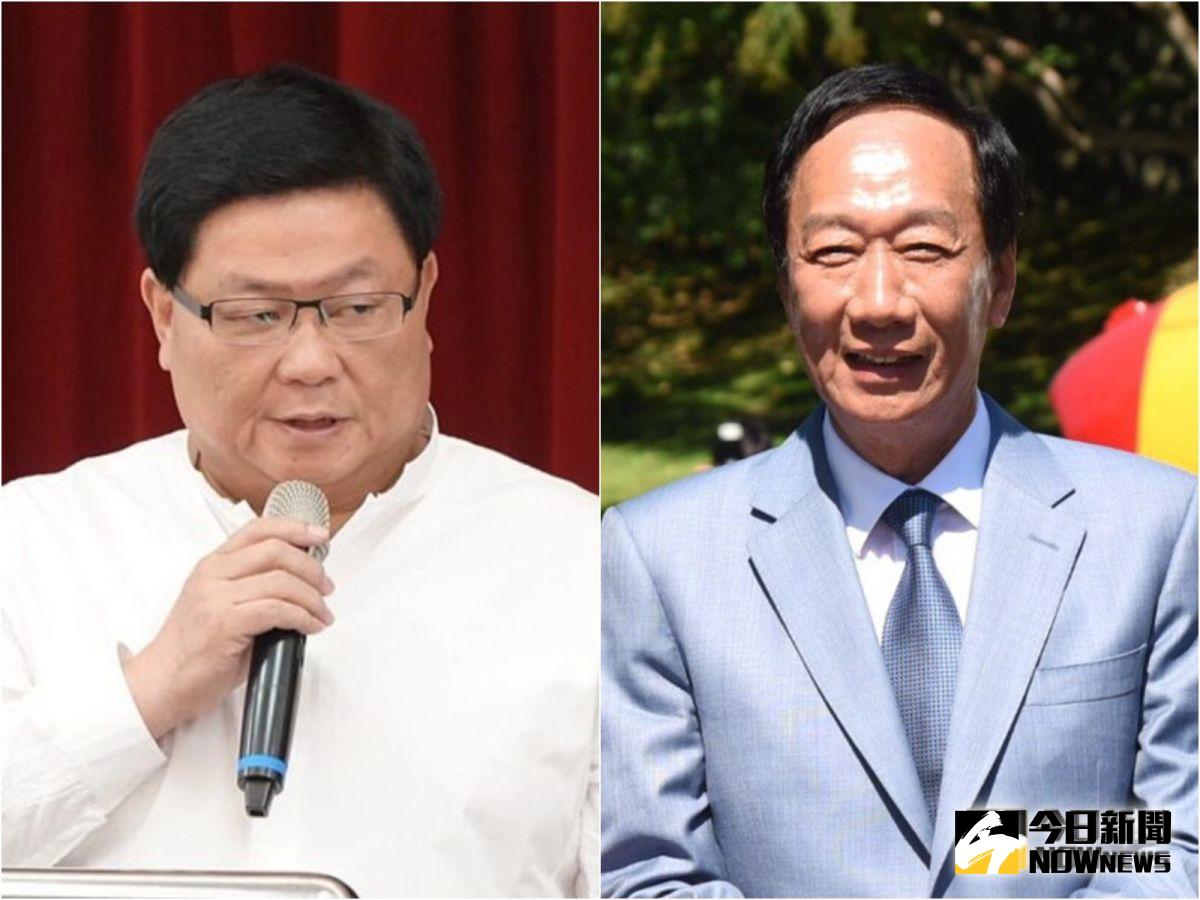 趕在郭台銘回台正式講話前，顏清標呼籲郭以大局為重。 (圖/Nownews資料照)