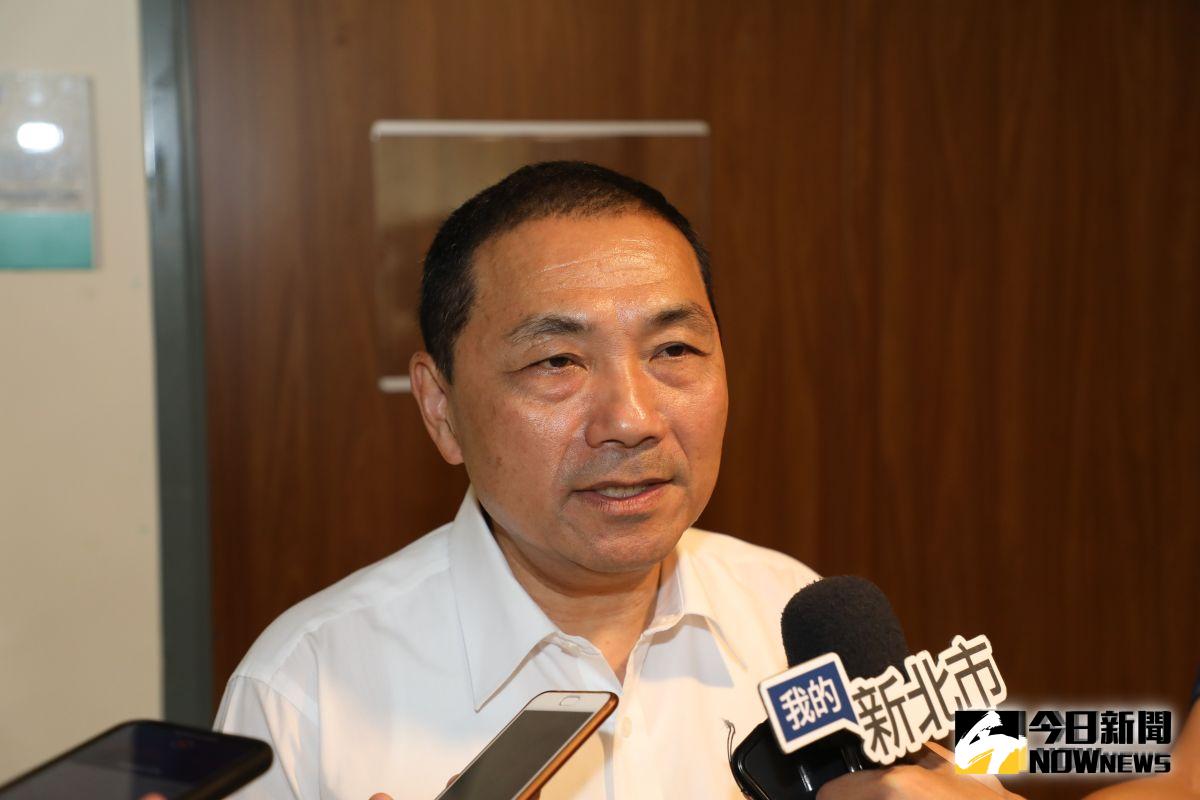 ▲新北市長侯友宜表示，一心一意在市政上，因此忽略了很多事，完全不曉得郭要參選此事。（圖／記者宋原彰攝，2019.08.27）