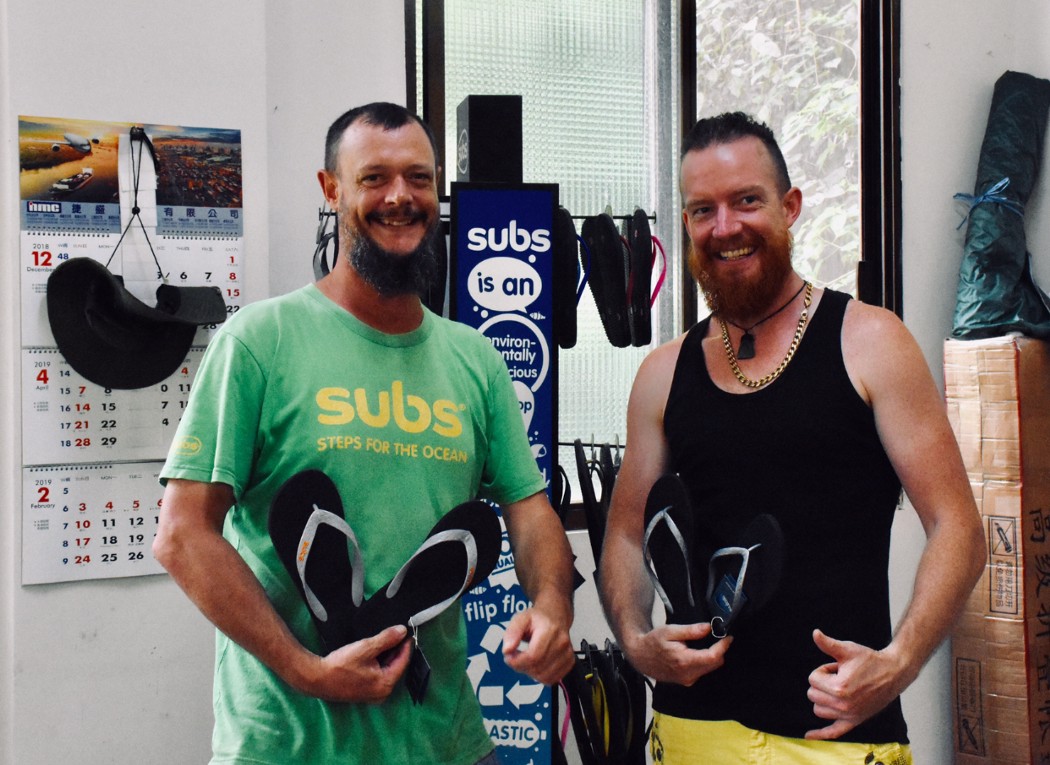 賈斯丁・藍比（Justin Lambie） 和安德魯・藍比（Andrew Lambie）談Subs品牌理念。（圖／陳葳倫）
