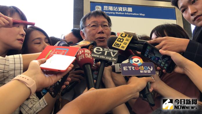 ▲台北市長柯文哲接受媒體訪問。（圖／丁上程攝, 2019.8.27）