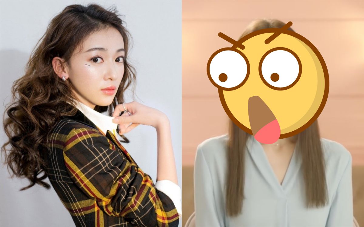 ▲女星吳謹言罕見以長直髮現身，卻被網友笑像女鬼。（圖／翻攝自吳謹言微博）