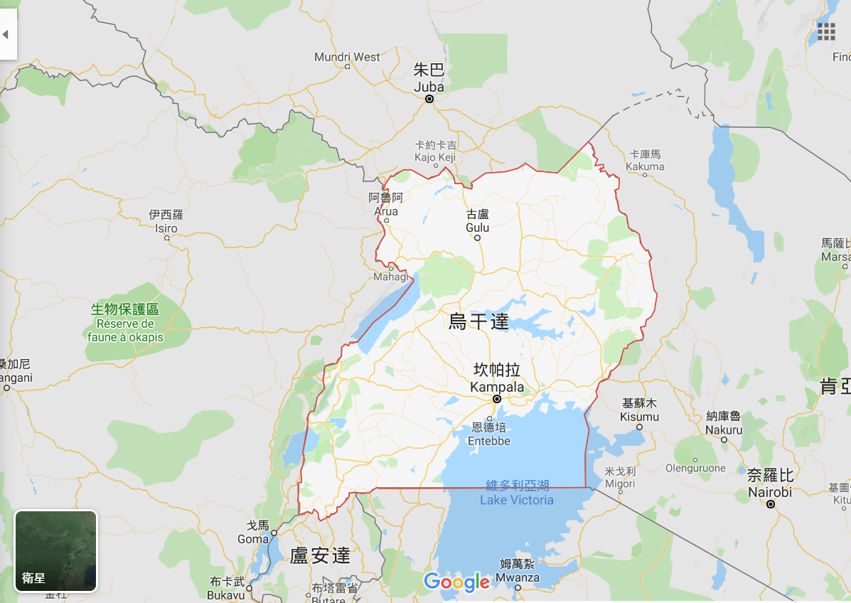 ▲用地址搜尋、定位諸多不便。（取自Google Map）