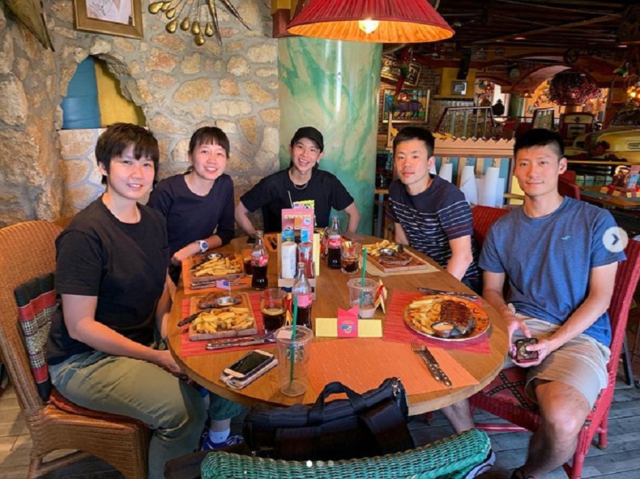 ▲戴資穎與其團隊（圖／取自戴資穎IG）