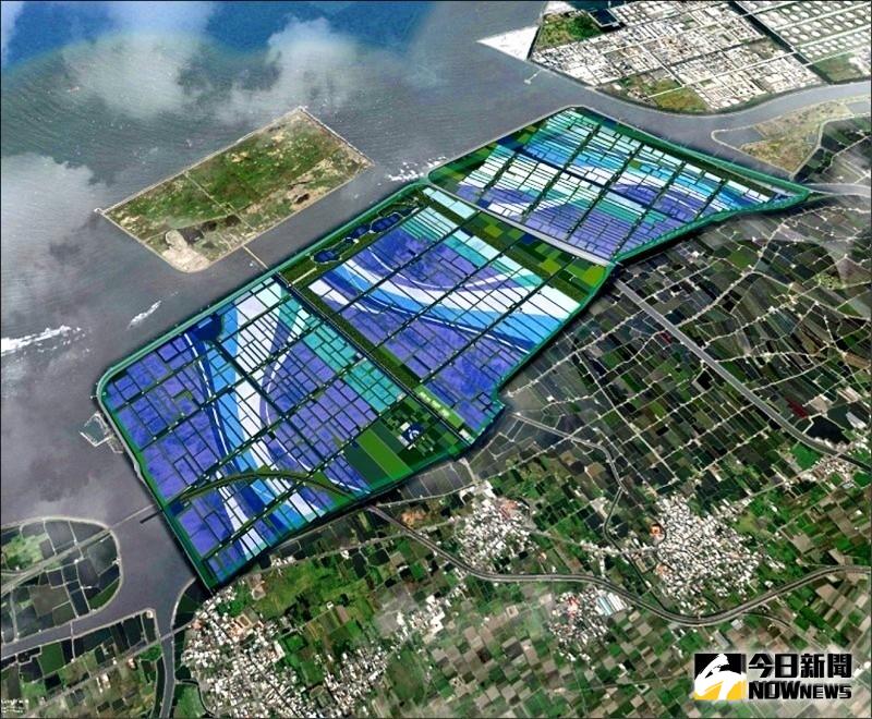 ▲中央全額補助的前瞻綠能基礎建設「台西綠能專區」。（圖／自蘇治芬臉書翻攝）