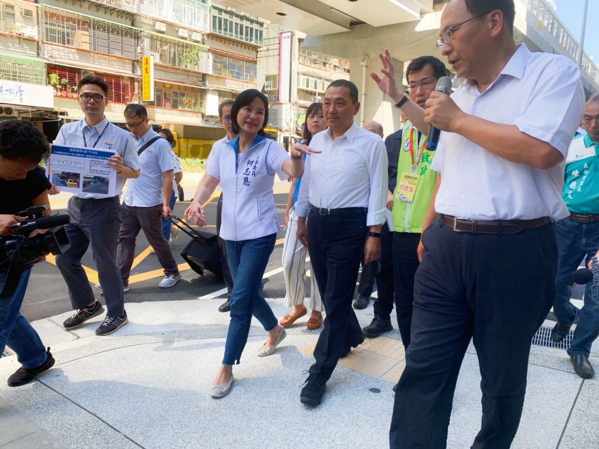 ▲市長侯友宜今強調人行道拓寬、車道減縮後，勢必影響車流，要各局處「繃緊神經」確實減少交通衝擊。（圖／記者宋原彰攝，2019.08.28）