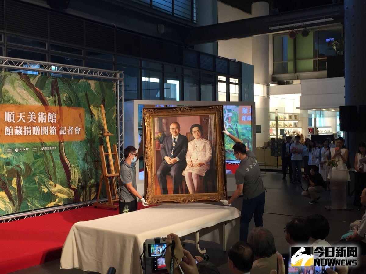 ▲順天美術館高達652件館藏，今（28）日在國美館舉辦開箱儀式，文化部長鄭麗君表示，順天美術館守護著台灣的文化藝術，讓我們的記憶更加完整。（圖／記者黃仁杰攝，2019.08.28）