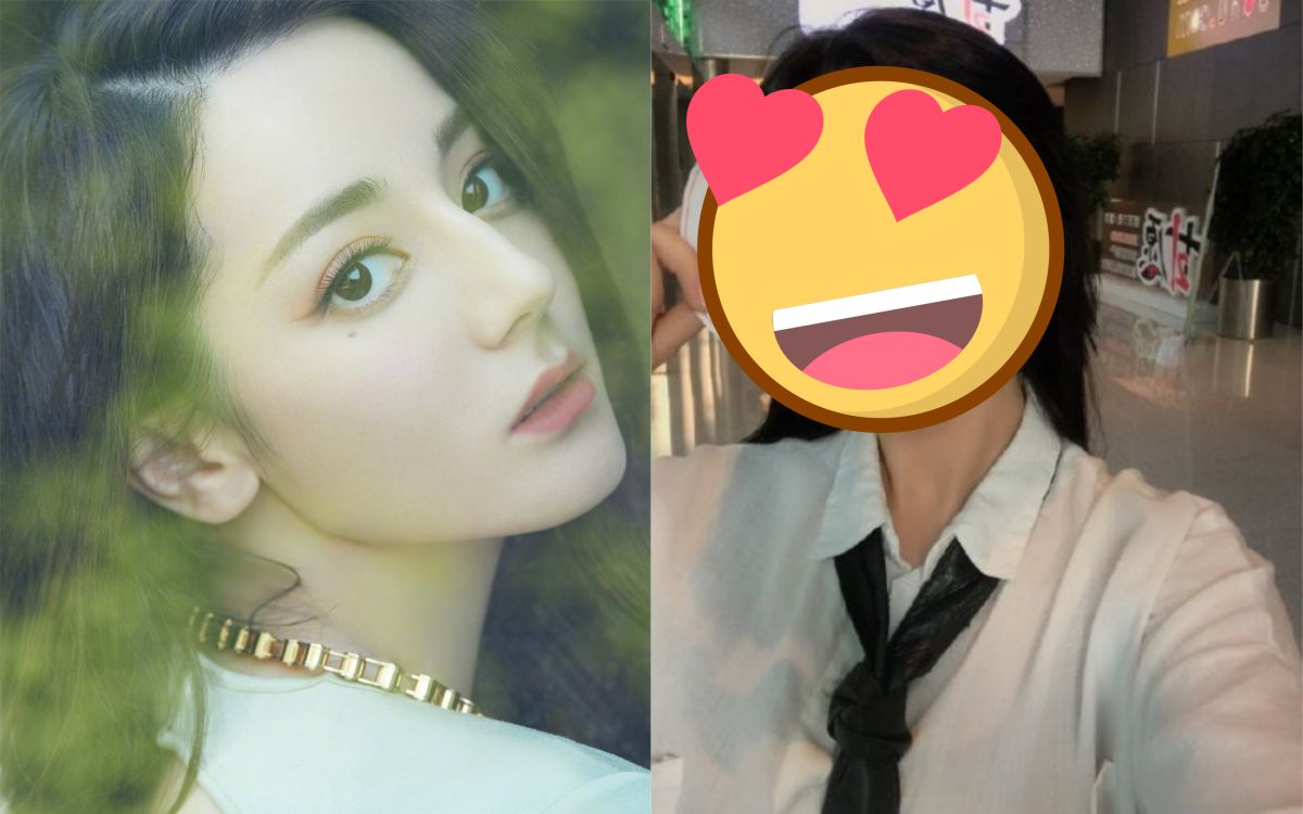 ▲迪麗熱巴表妹長相被起底。（圖／翻攝微博）