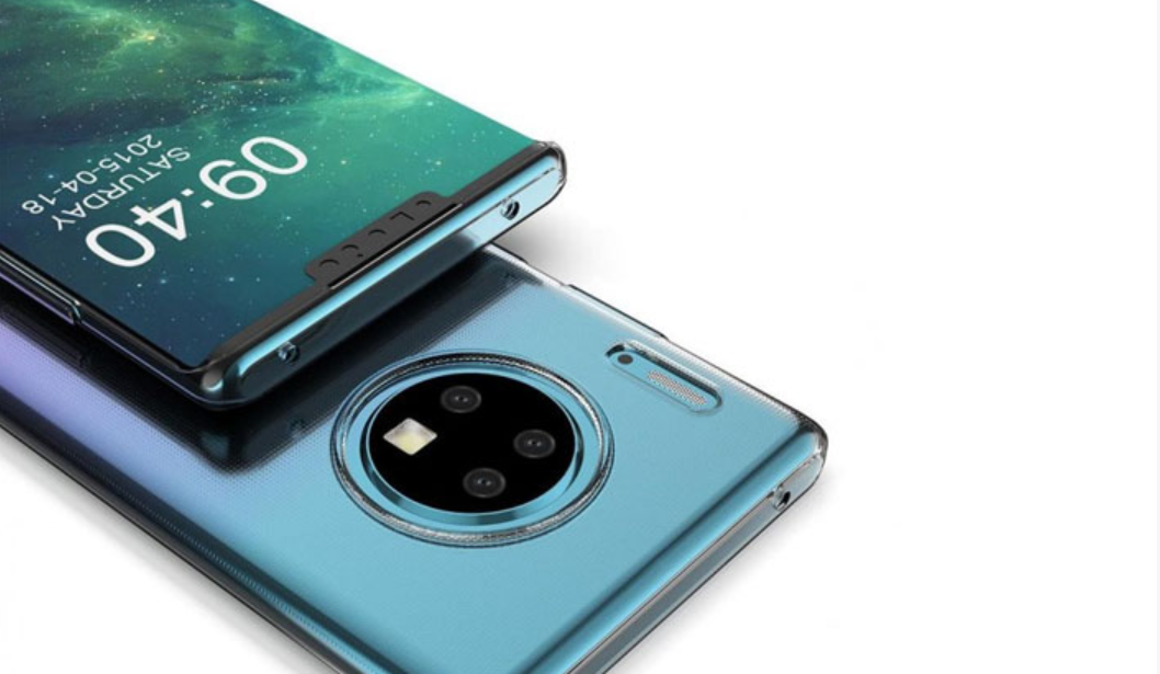 ▲外傳華為新手機Mate 30外觀為示意圖。（取自網路）