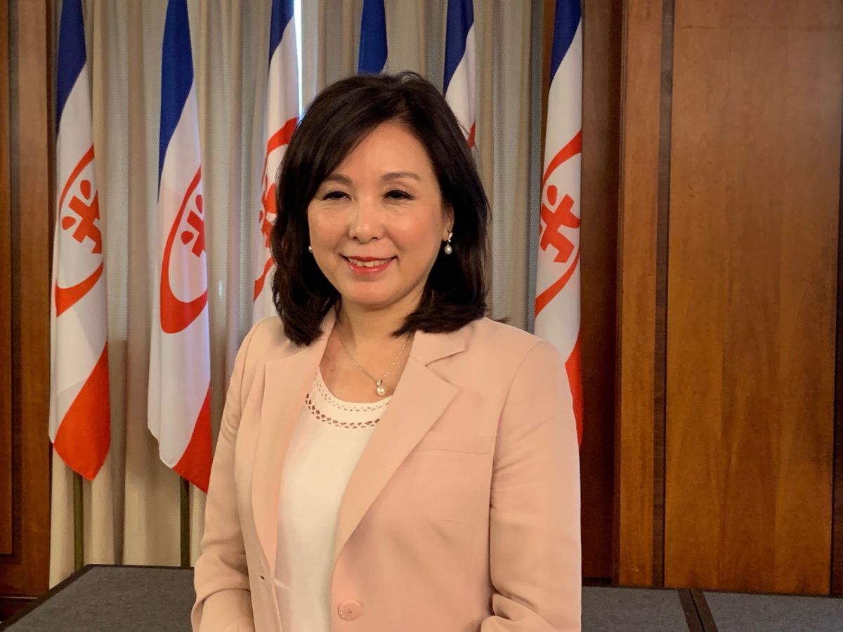 ▲新光金控召開法說會，由副董事長李紀珠親自主持。（圖／記者顏真真攝，2019.8.29）