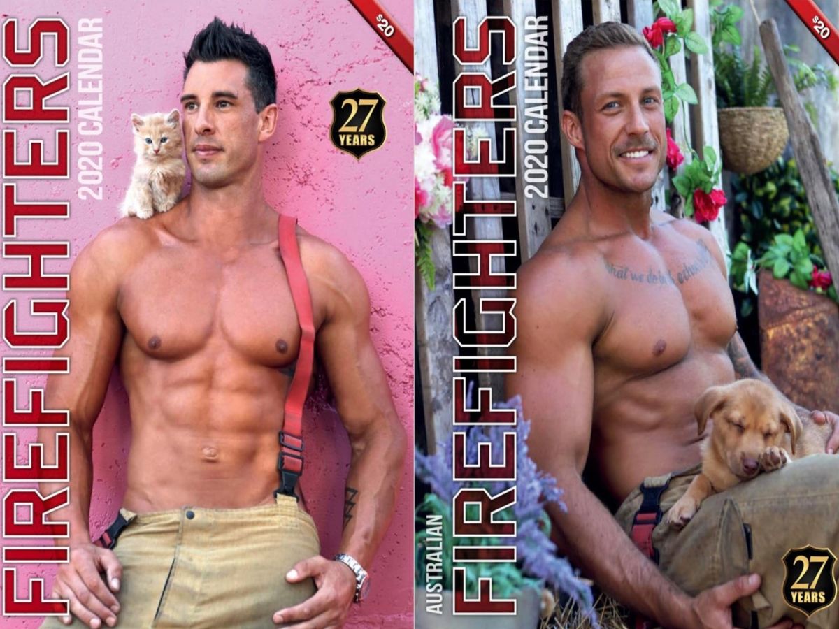 澳洲消防員推出第27年的公益月曆（圖／FB@AustralianFirefightersCalendar）