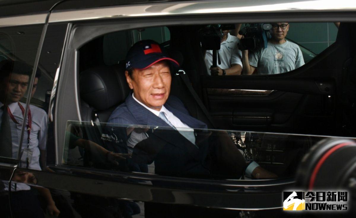 郭台銘辦公室指出，郭若參選，會以獨立參選人模式，至於時間點，郭辦說在9月17日之前一定會有具體宣布。 (圖/記者林調遜攝)