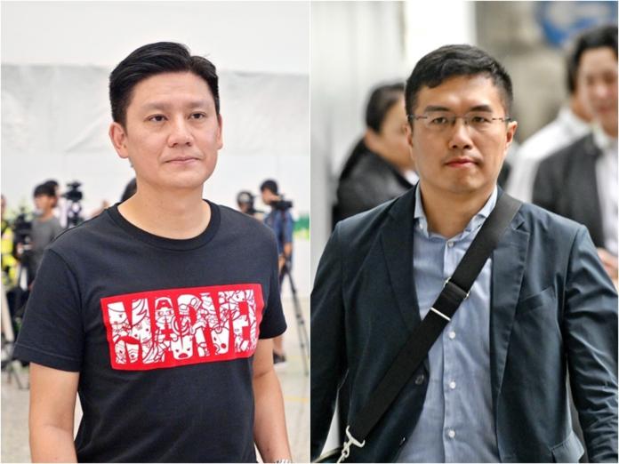 ▲香港立法會議員譚文豪及區諾軒先後被捕。（圖／翻攝網路