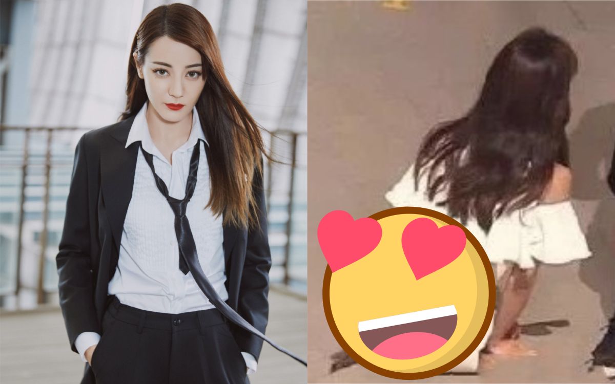 ▲迪麗熱巴美臀照瘋傳。（圖／翻攝微博）