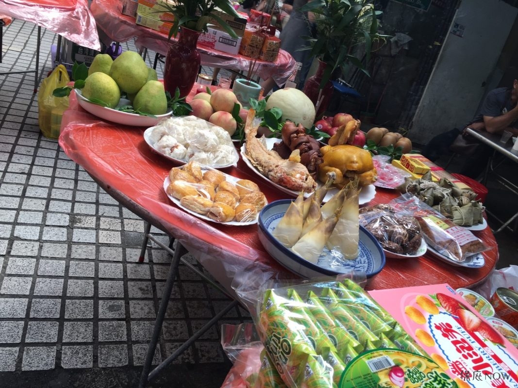 普渡會場供品。（圖／保庇NOW資料圖）