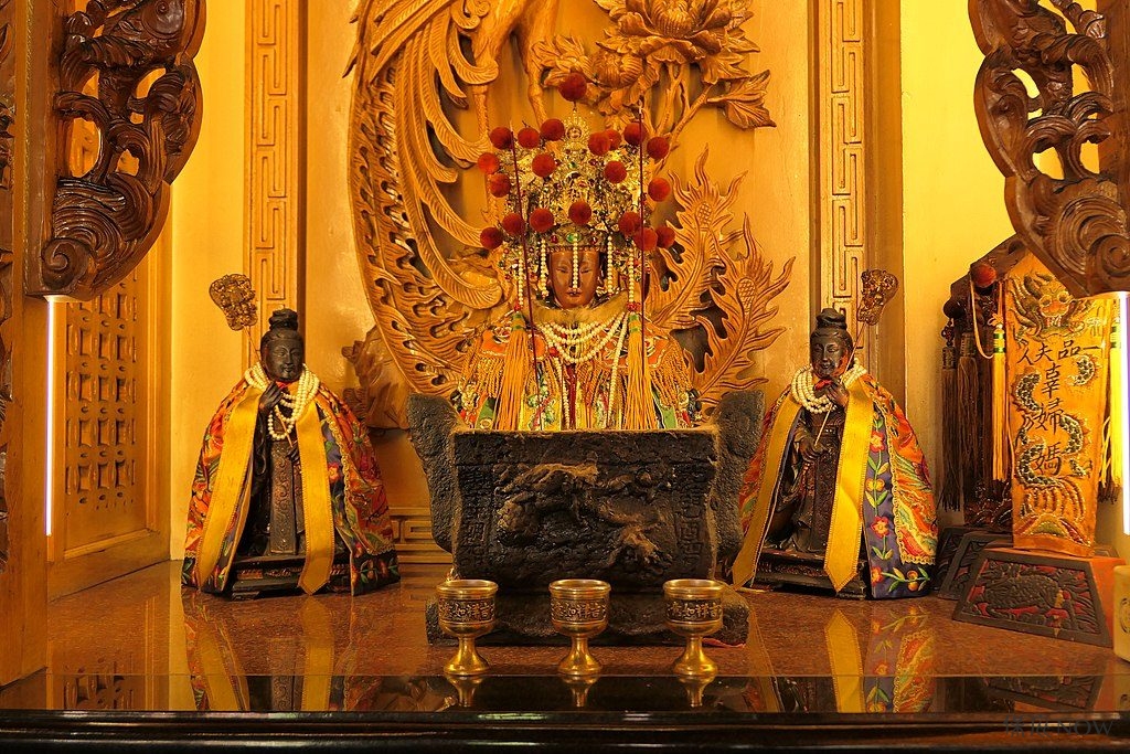 開基陰陽公廟內的辜婦媽金身。（圖／WIKI圖庫，Pbdragonwang攝）