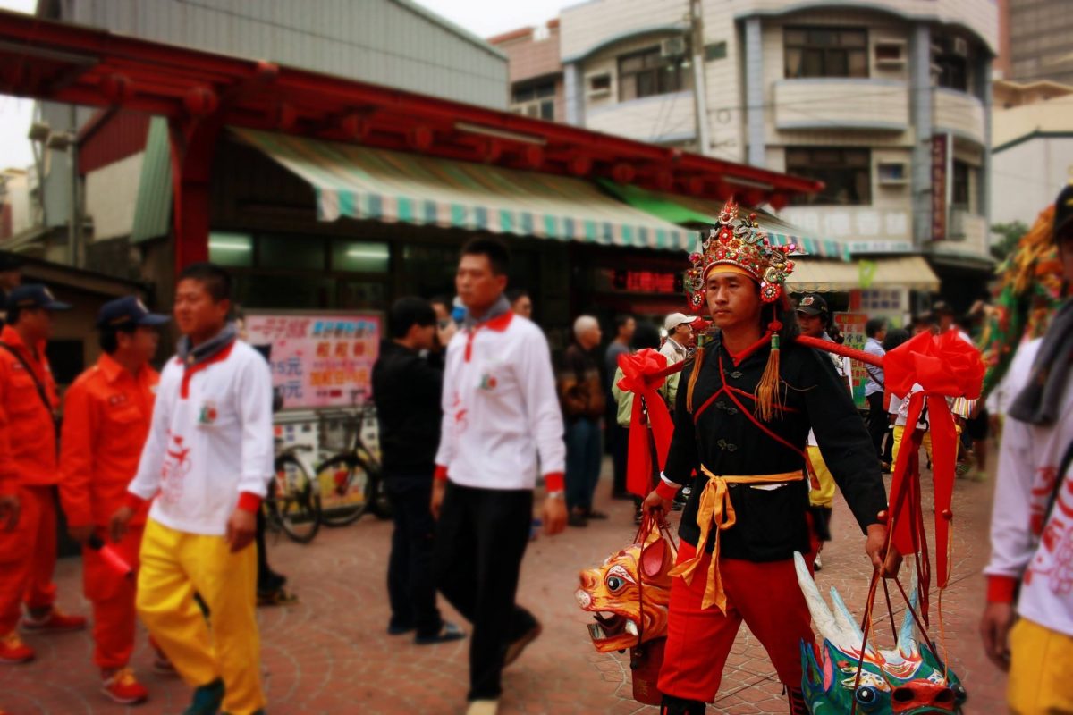 朴子配天宮龍虎擔。（圖／翻攝自樸仔媽義工團粉專）