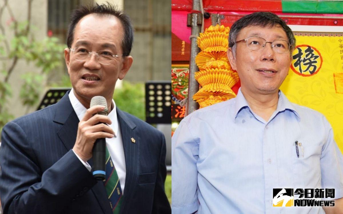 ▲台灣民眾黨中常委林富男與台北市長柯文哲。（圖／翻攝林富男臉書、NOWnews資料照片）