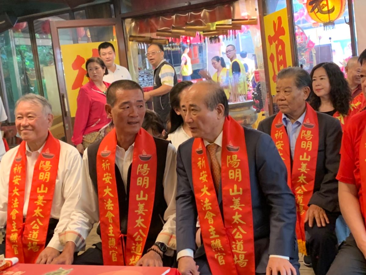 媒體問王金平，韓國瑜、國民黨是否為他口中的無道者，王說他不做任何批評，要媒體自己解讀。 (圖/王金平辦公室提供)