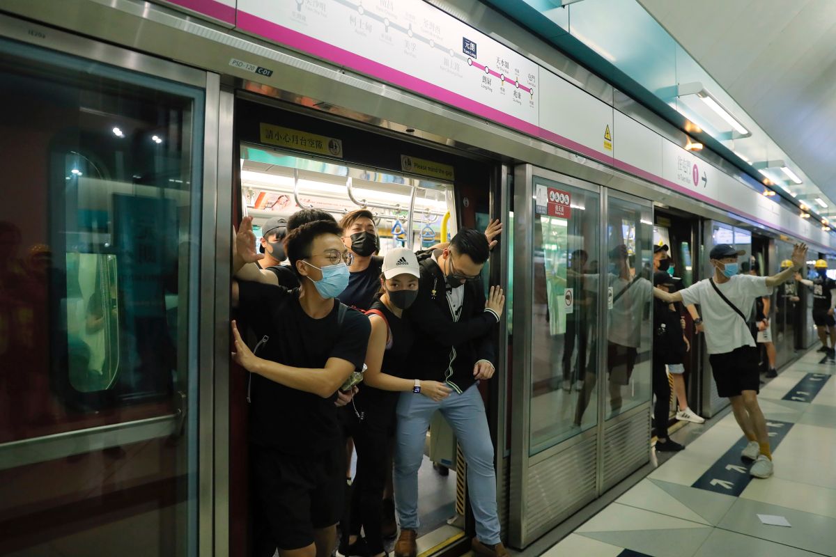 ▲港鐵不合作運動再度發起。資料照。（圖／美聯社／達志影像）