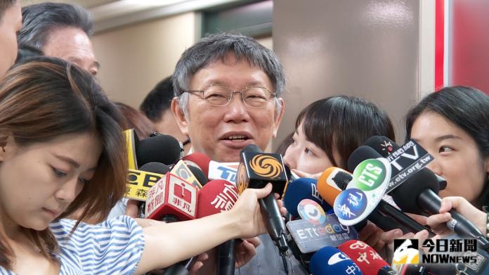 ▲台北市長柯文哲接受媒體訪問。（圖／丁上程攝, 2019.9.2）