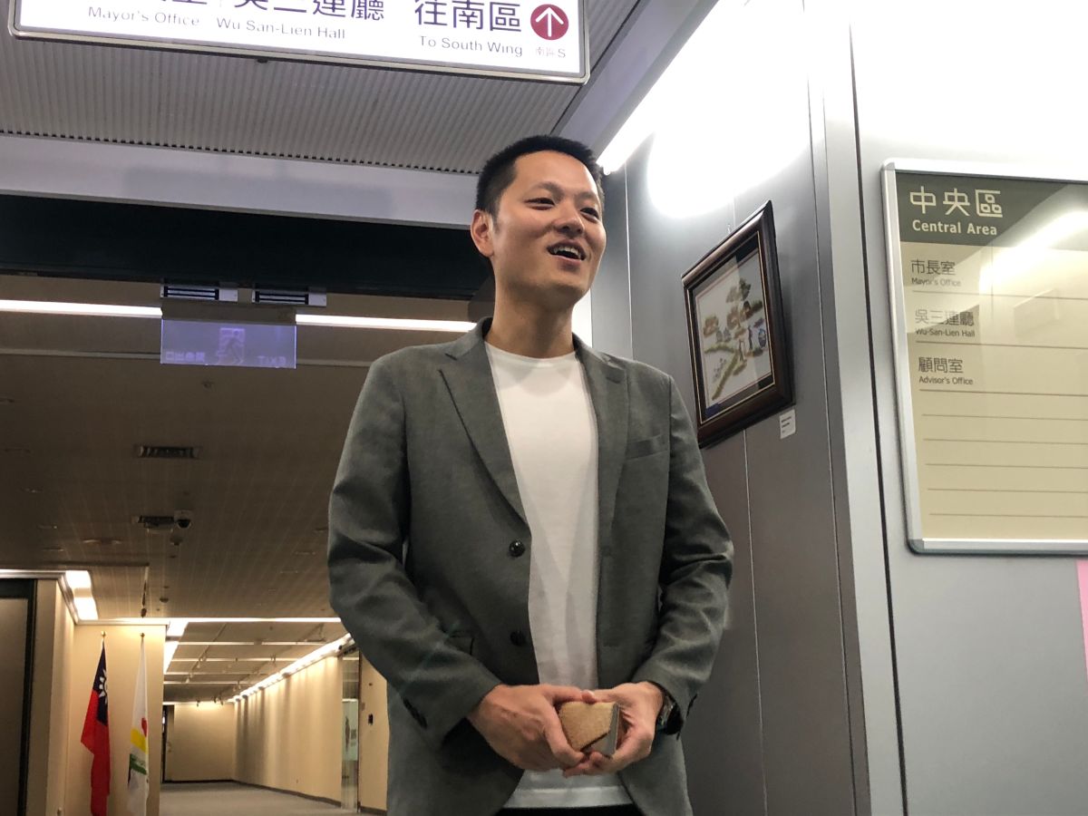 ▲北市府新任副發言人戴于文。（圖／記者劉育辰攝 2019.09.02）