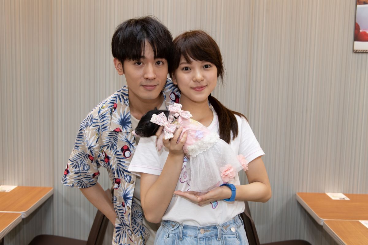 ▲吳思賢有潔癖，在劇中卻要與豬親吻。（圖 / 三立提供）