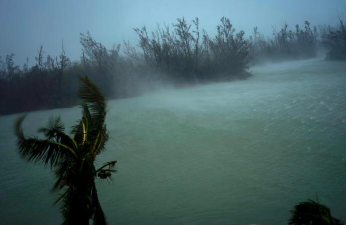▲大西洋史上第二颶風多利安重創巴哈馬。（圖／美聯社／達志影像）