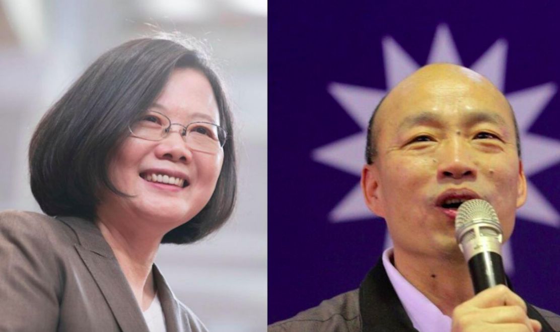 ▲2020總統大選候選人，民進黨蔡英文、國民黨韓國瑜。（圖／NOWnews 資料照）