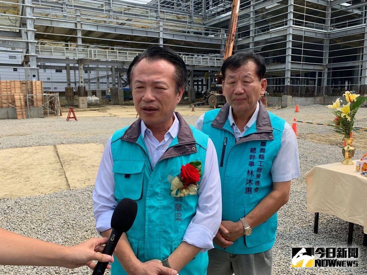 ▲嘉義縣長翁章梁說明未來讓榮景再現的產業佈局。（圖／記者陳惲朋攝 , 2019.09.03）