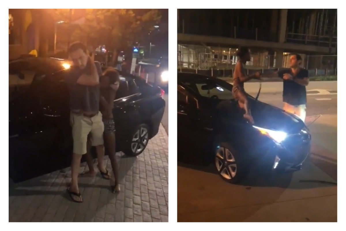 ▲開 UBER 總是會遇到各式各樣不同種類的客人，但若遇到會攻擊司機的客人，那真的可以說是「非常恐怖」。（圖／翻攝自推特）