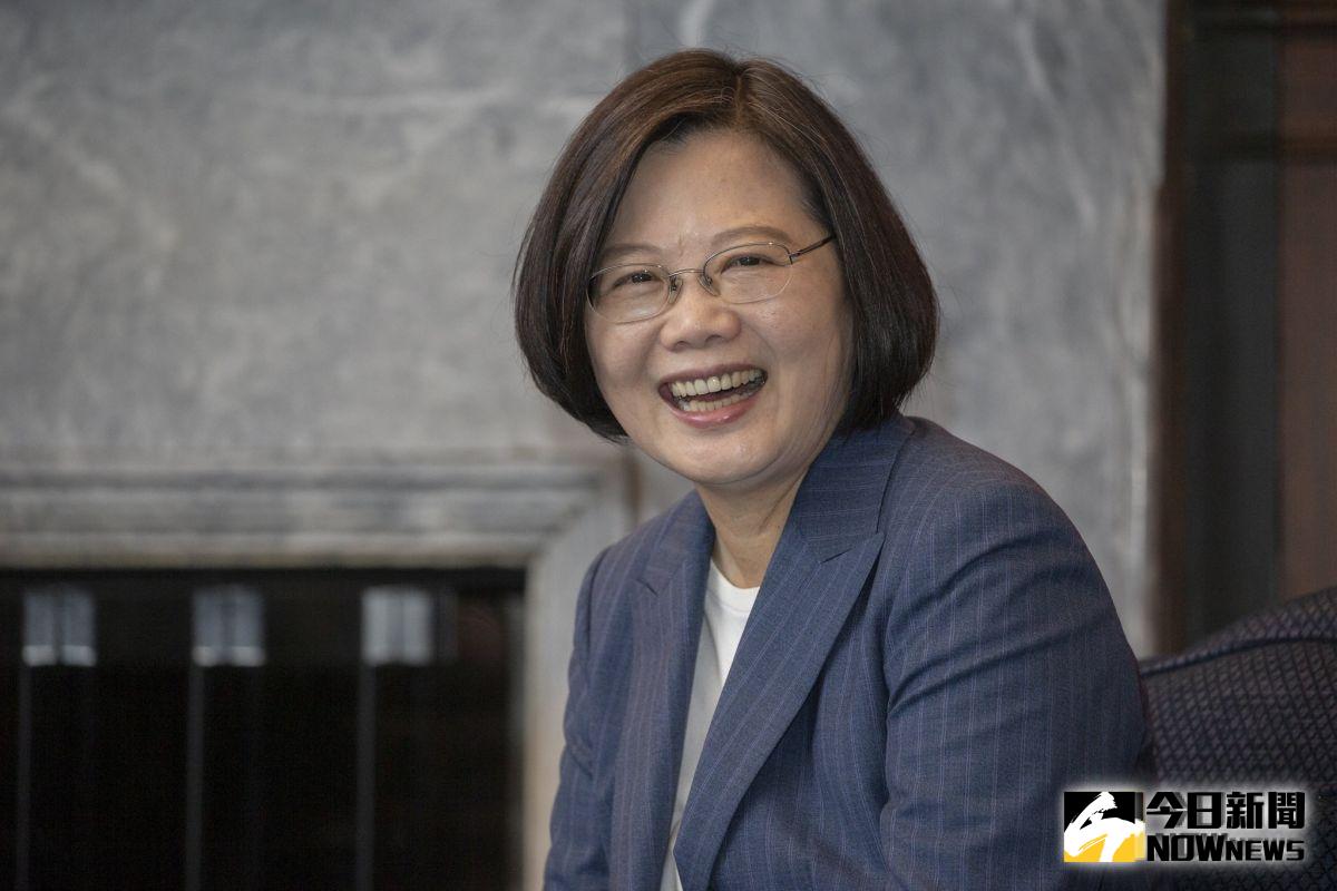 台灣力挺香港反送中抗議，卻遭中國大陸指介入此爭議，對此，總統蔡英文4日受訪時強調，我們沒有介入。（圖／總統府提供）