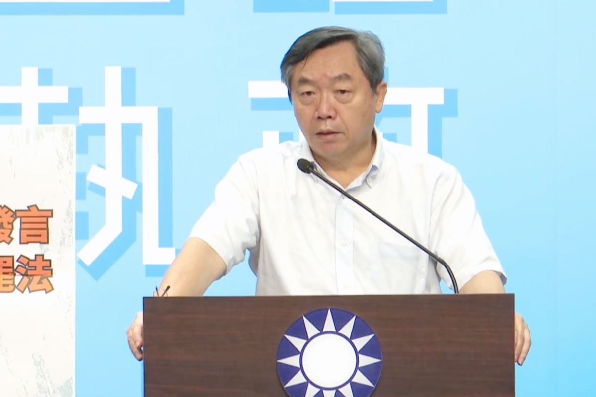 ▲國民黨行管會主委邱大展5日表示，國民黨的現金已經在八月底用罄，「國民黨已經沒錢了」。( 圖 / 記者陳弘志攝 )